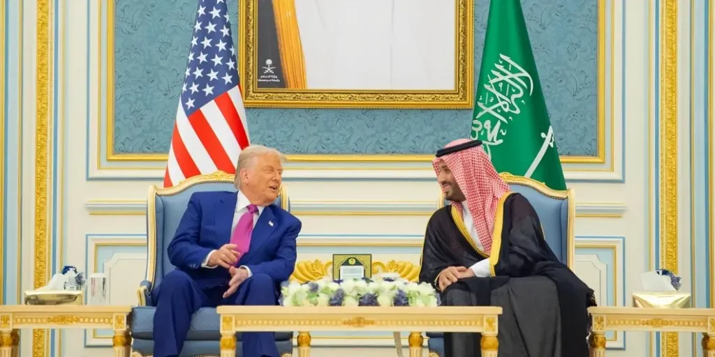 الرئيس الأمريكي ولي العهد السعودي