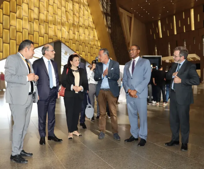 زيارات رفيعة المستوى تعزز مكانة المتحف المصري الكبير