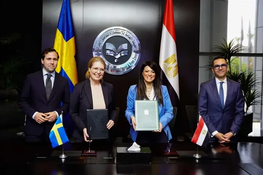 توقيع خطاب نوايا بين وزيرة التخطيط ومؤسسة التمويل السويدية لتعزيز التعاون